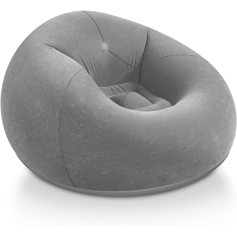 Kids Outdoor Loungers - Nadmuchiwane fotele typu bean bag, szara