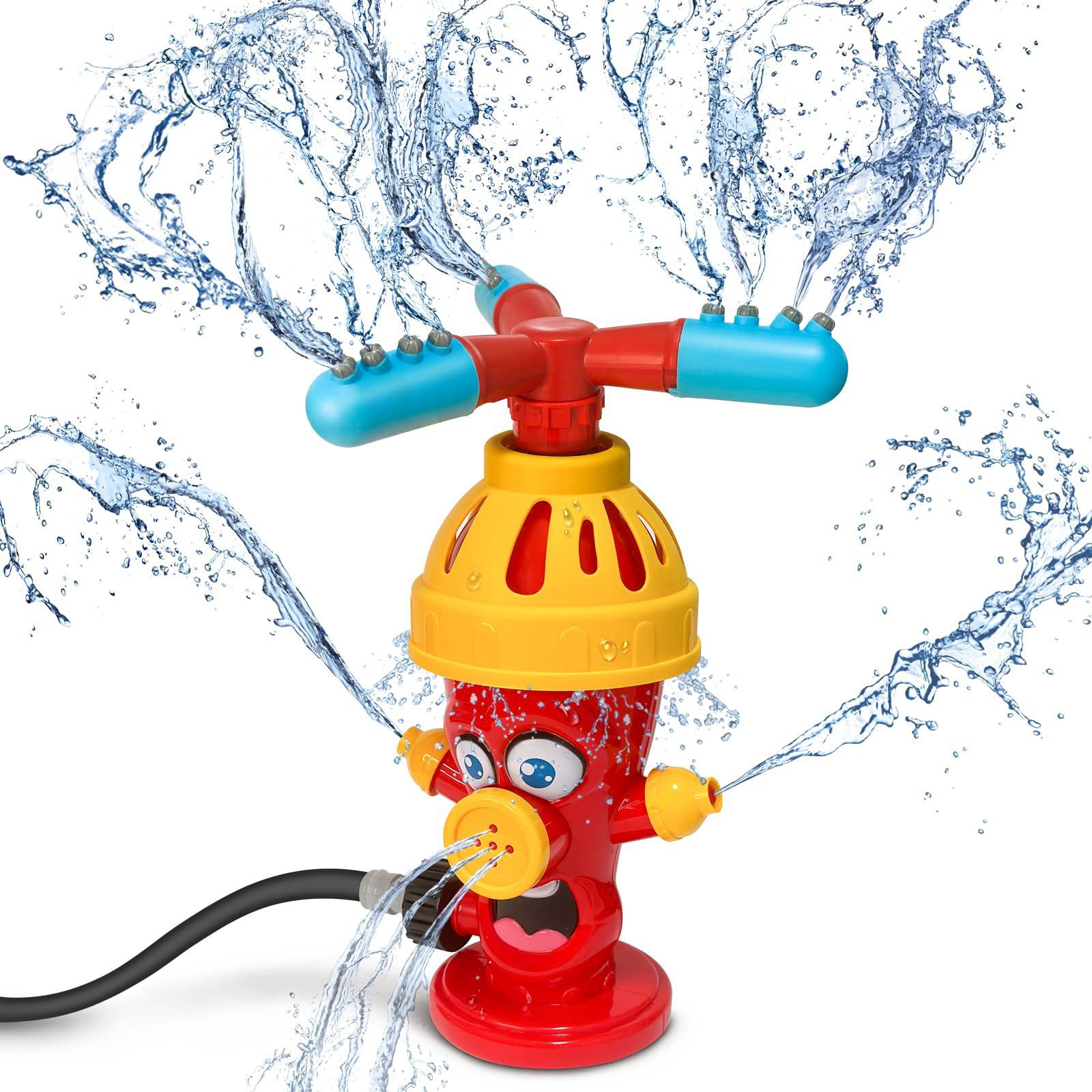 Kids Outdoor Yard Toys - Zabawka do rozpryskiwania wody, hydrant, fontanna,