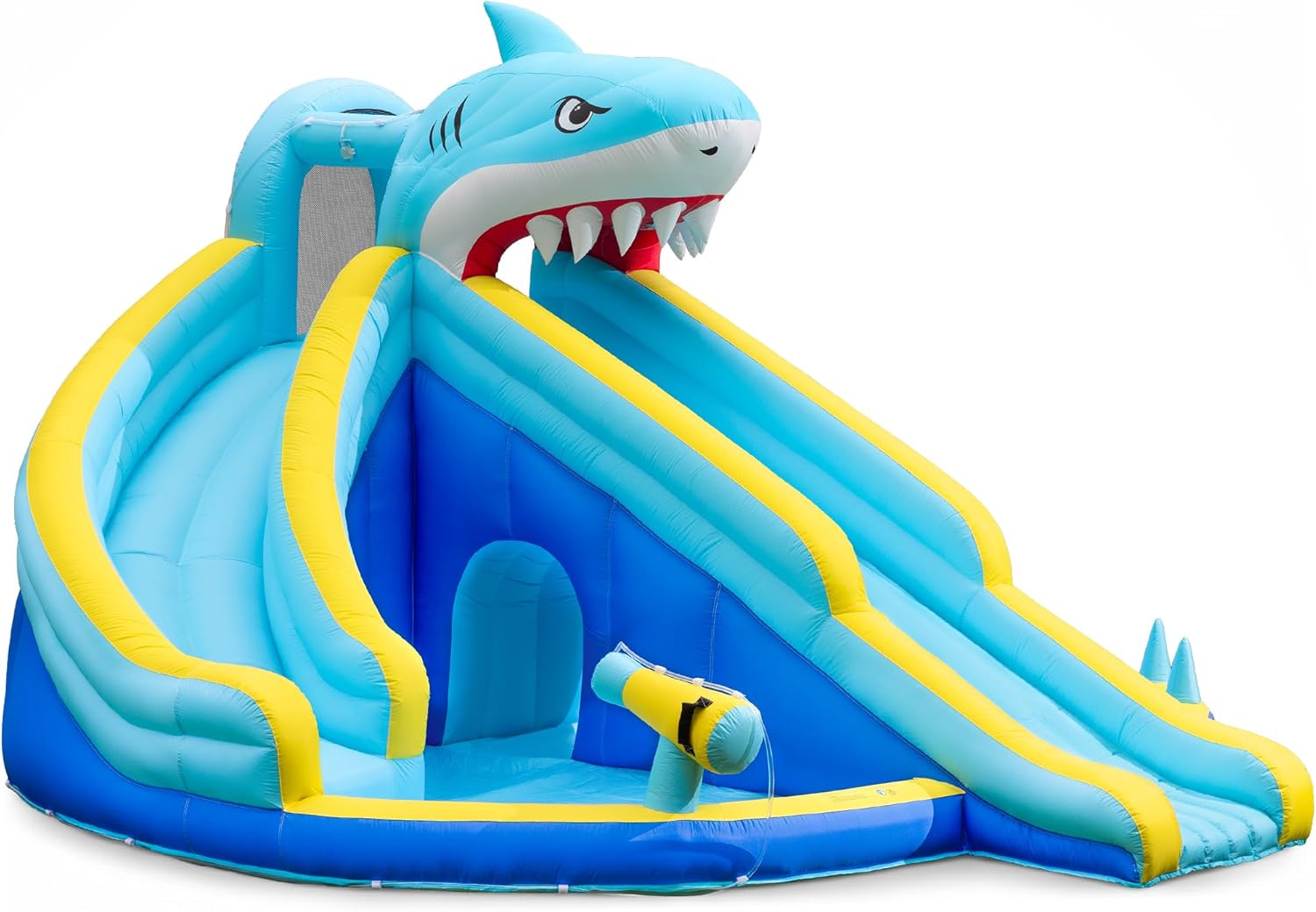 Kids Outdoor House With Slide - Dmuchana zjeżdżalnia wodna dla dzieci z