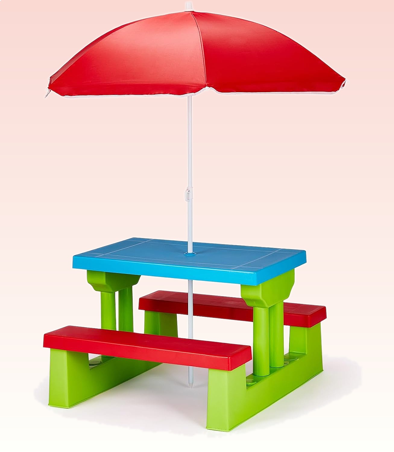 Kids Outdoor Bench Table - JOYMOR Stół piknikowy dla dzieci z