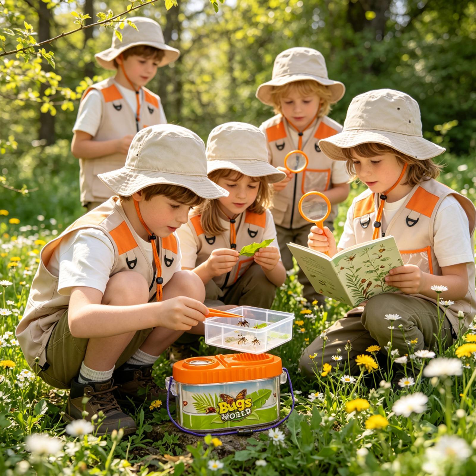 Kids Outdoor Explorer Kit - Zestaw przygodowy dla dzieci z lupą
