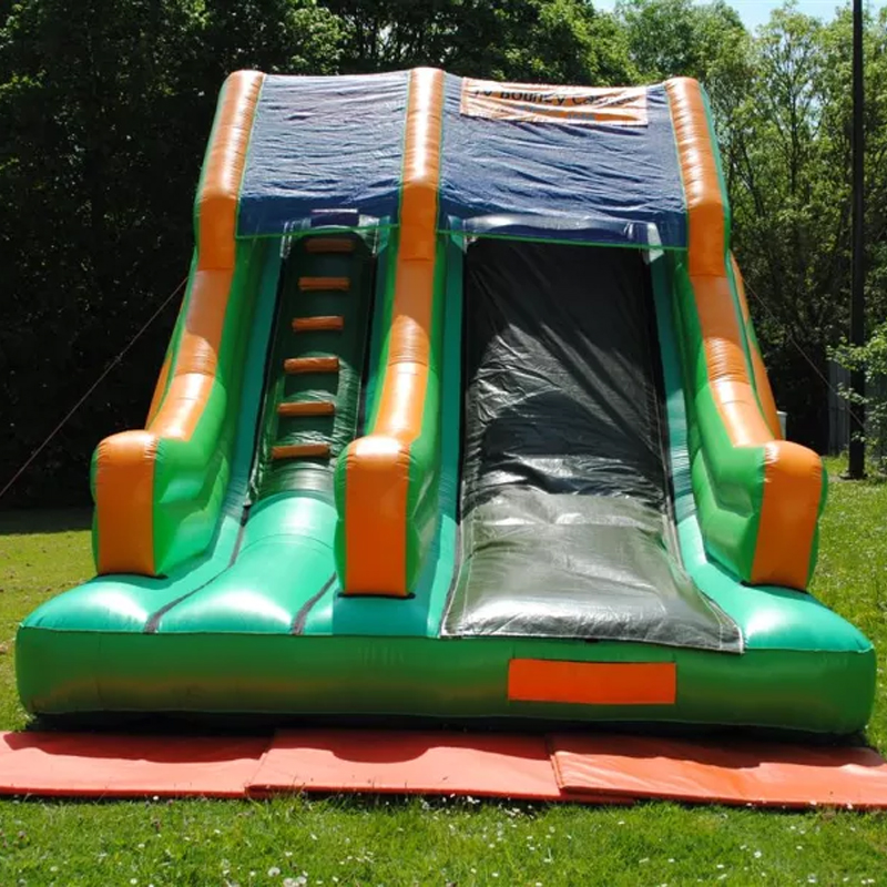 Kids Outdoor House With Slide - Zjeżdżalnie dmuchane, dmuchany domek, zabawa na