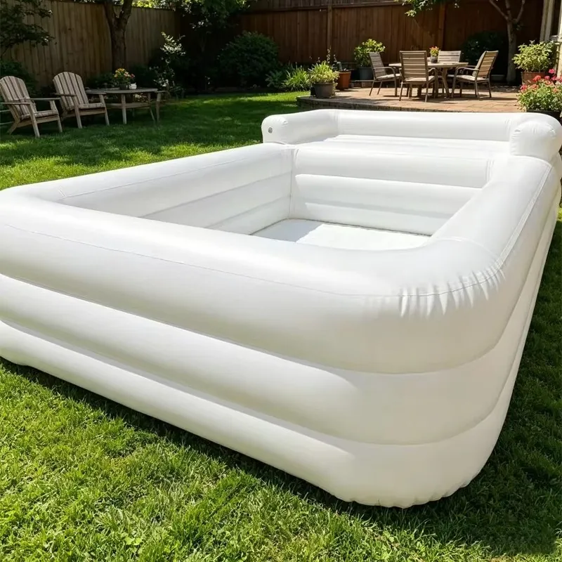 Kids Outdoor Loungers - Nadmuchiwany basen rodzinny na zewnątrz, przenośny