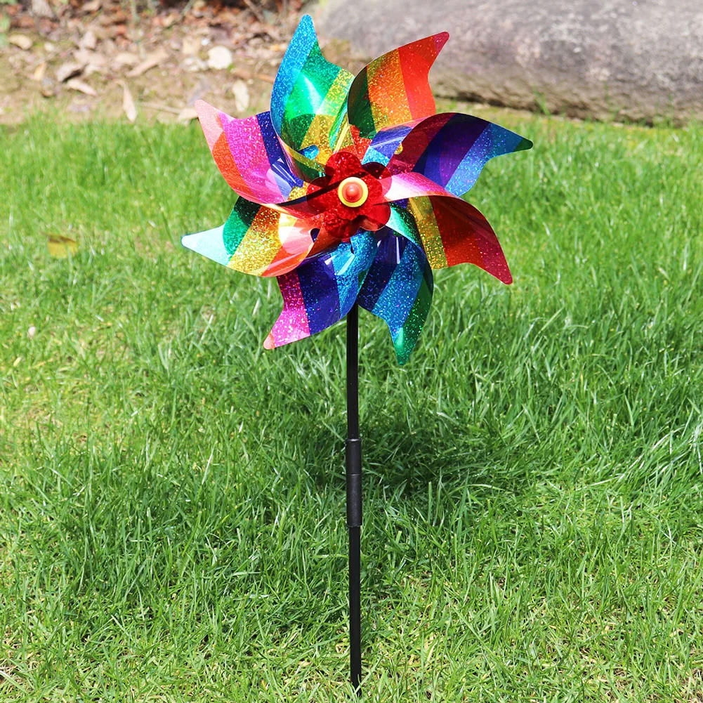 Kids Outdoor Yard Toys - Wiatrak Dekoracja odstraszająca ptaki Pielęgnacja ptaków