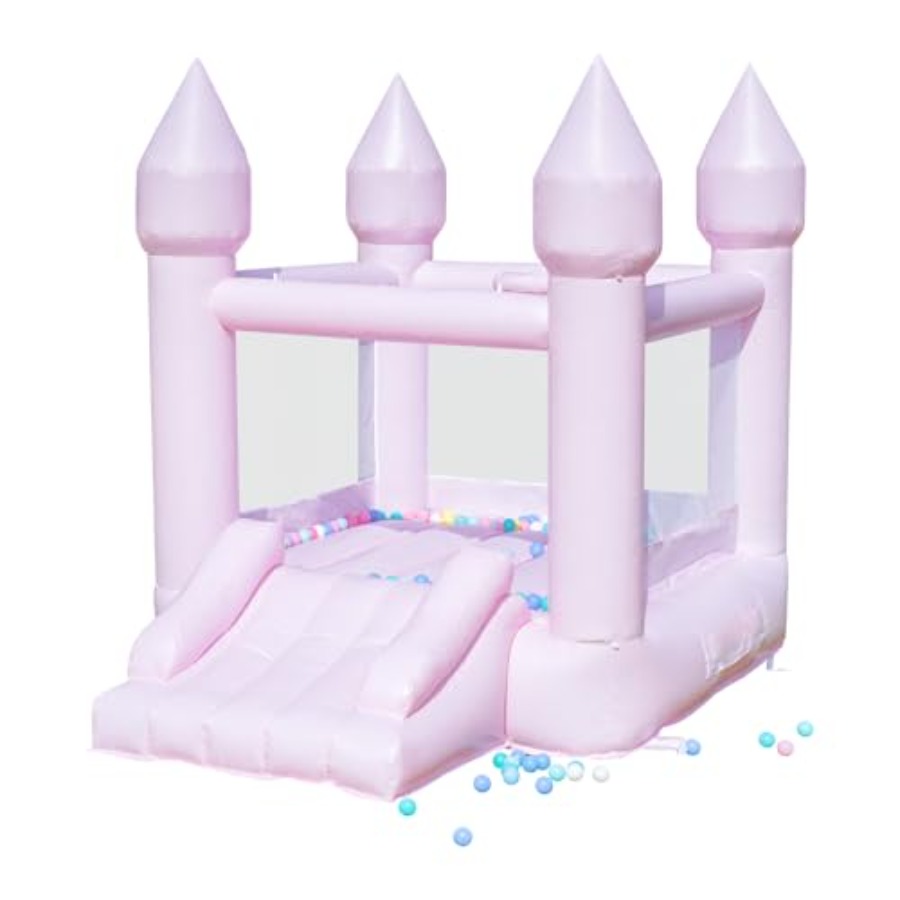 Kids Outdoor House With Slide - Dmuchany zamek z PVC dla dzieci
