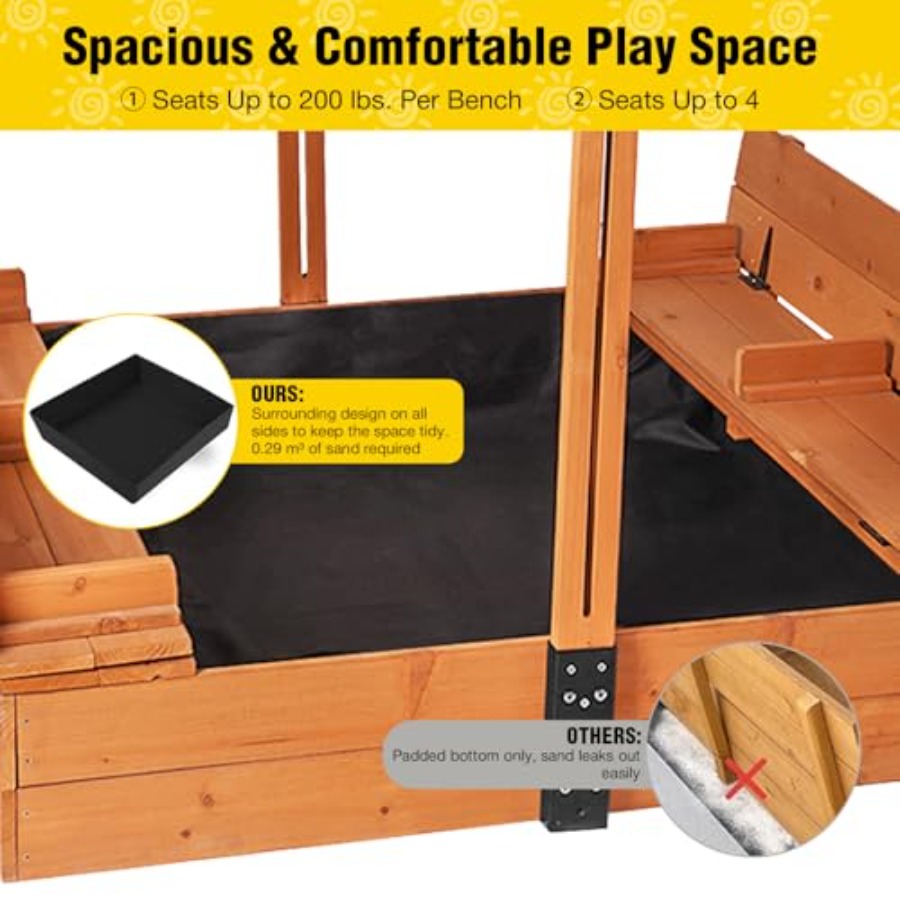 Stół do piasku na zewnątrz dla – Kids Outdoor Bench Table recenzja i cena