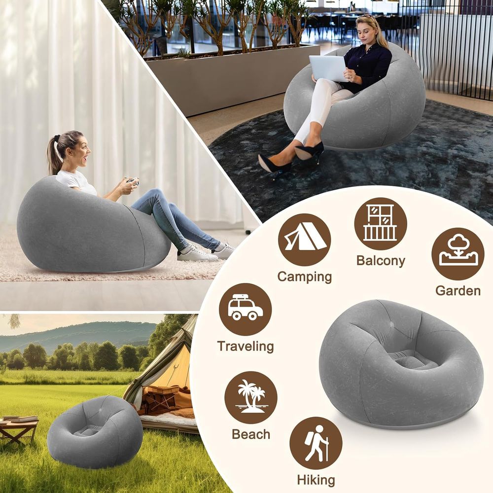 Nadmuchiwane fotele typu bean  – Kids Outdoor Loungers recenzja i cena