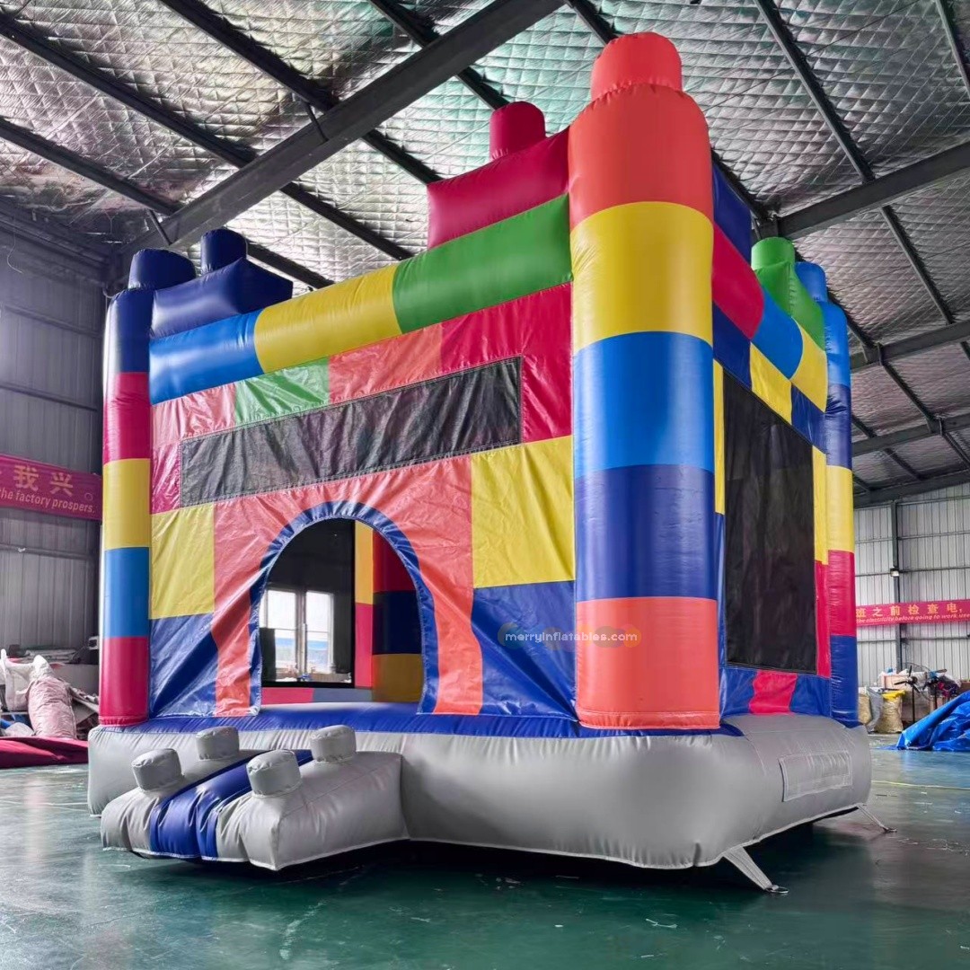 Zamek dmuchany dla dzieci z zj – Kids Outdoor House With Slide recenzja i cena
