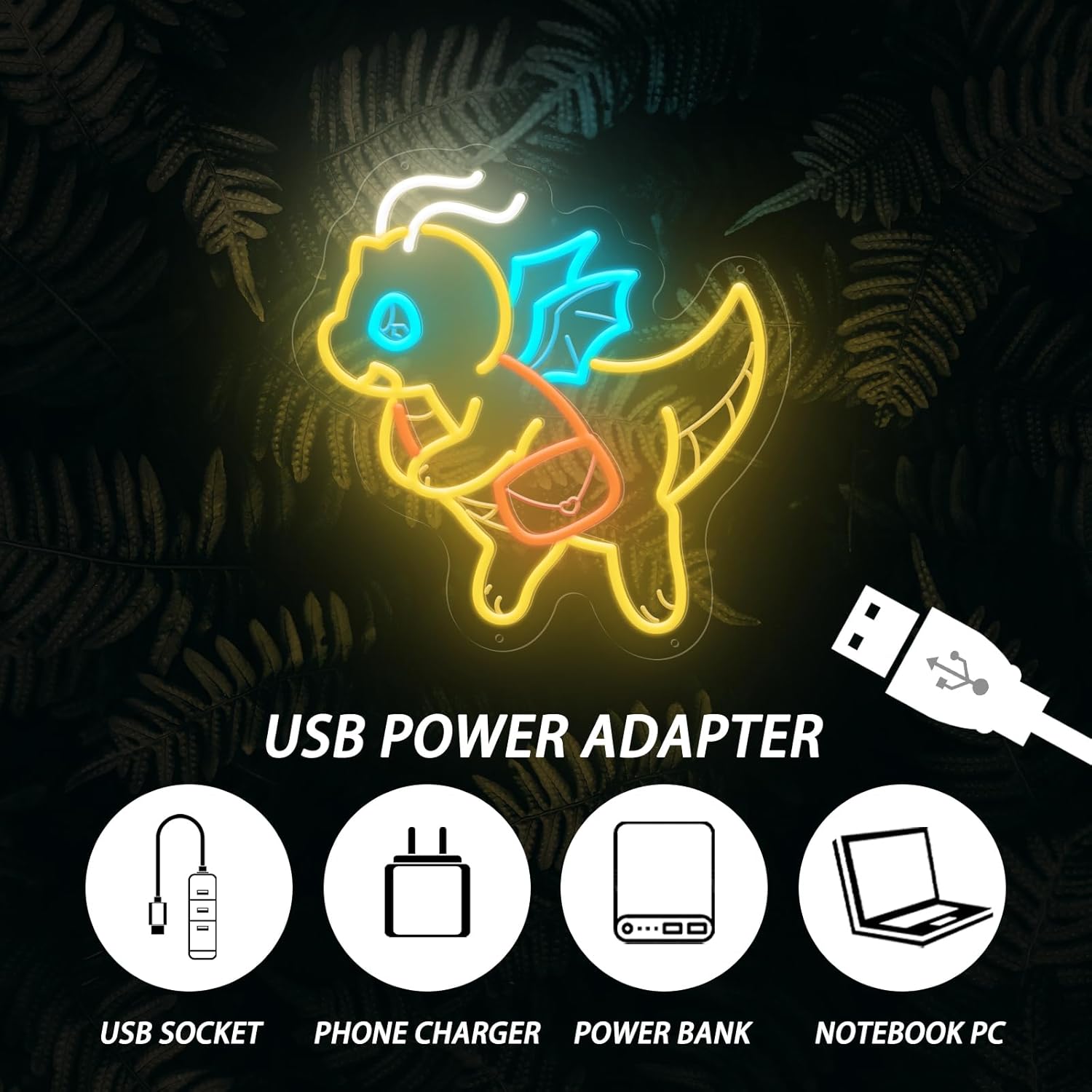Ściemnialna lampka neonowa USB – Kids Outdoor Ideas recenzja i cena