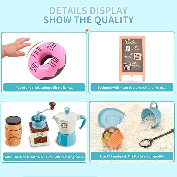 Zestaw do zabawy w kawę, symul – Kids Outdoor Kitchen Diy recenzja i cena