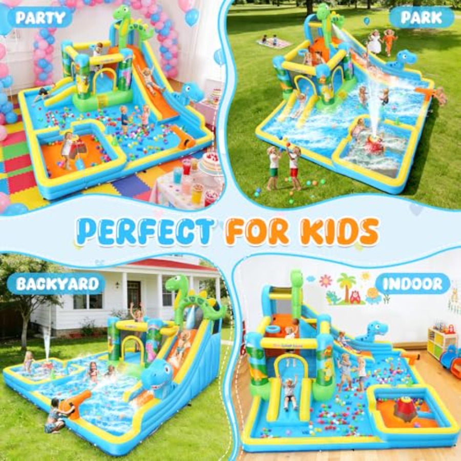 Nadmuchiwana zjeżdżalnia wodna – Kids Outdoor House With Slide recenzja i cena