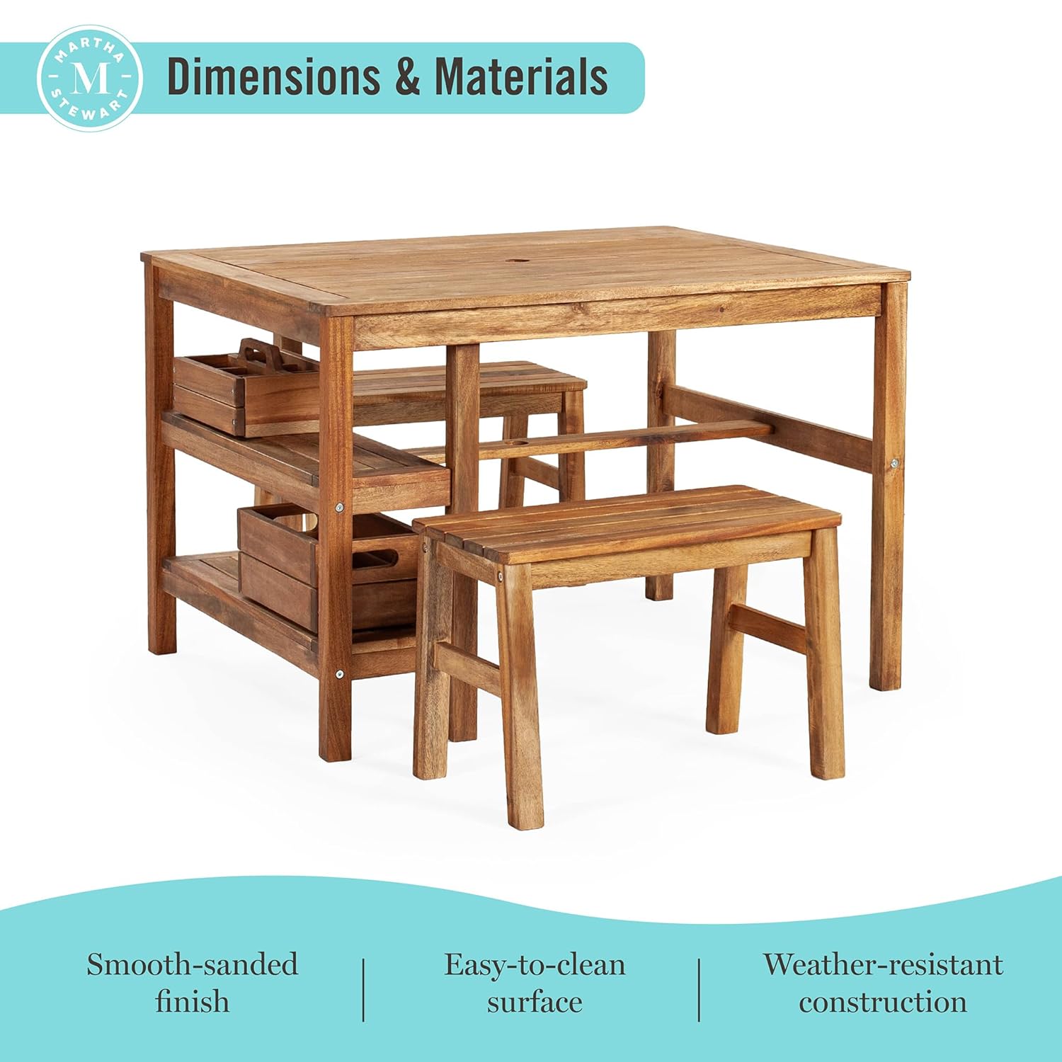 Stół do prac plastycznych dla  – Kids Outdoor Bench Table recenzja i cena