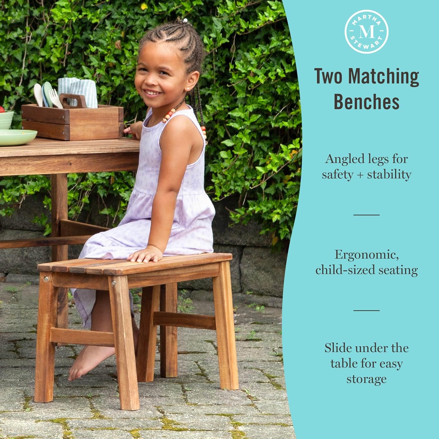 Stół do prac plastycznych dla  – Kids Outdoor Bench Table recenzja i cena