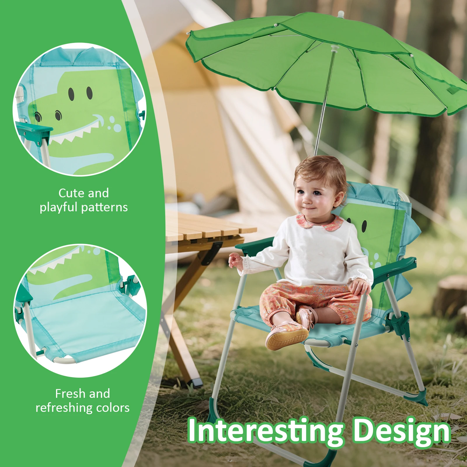 Składane krzesło plażowe dla d – Kids Outdoor Loungers recenzja i cena