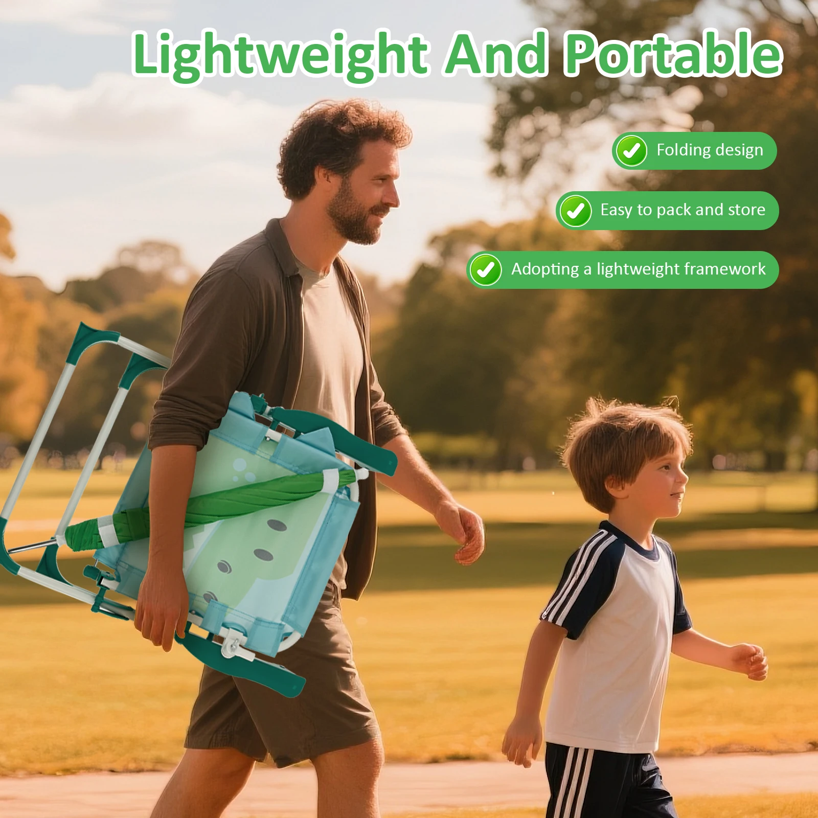 Składane krzesło plażowe dla d – Kids Outdoor Loungers recenzja i cena
