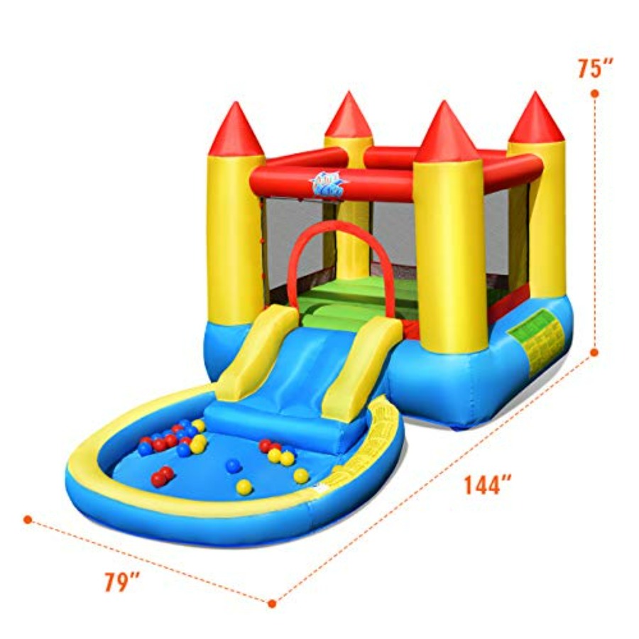 Nadmuchiwany domek do skakania – Kids Outdoor House With Slide recenzja i cena