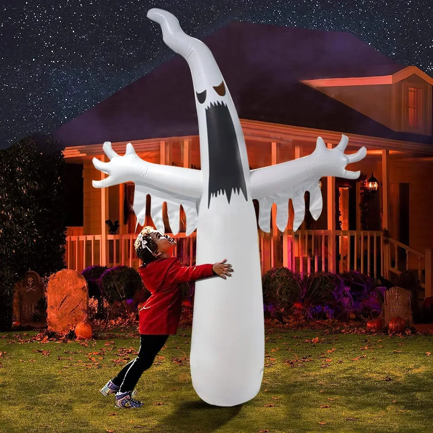 Nadmuchiwany Straszny Duch na  – Kids Outdoor Yard Toys recenzja i cena
