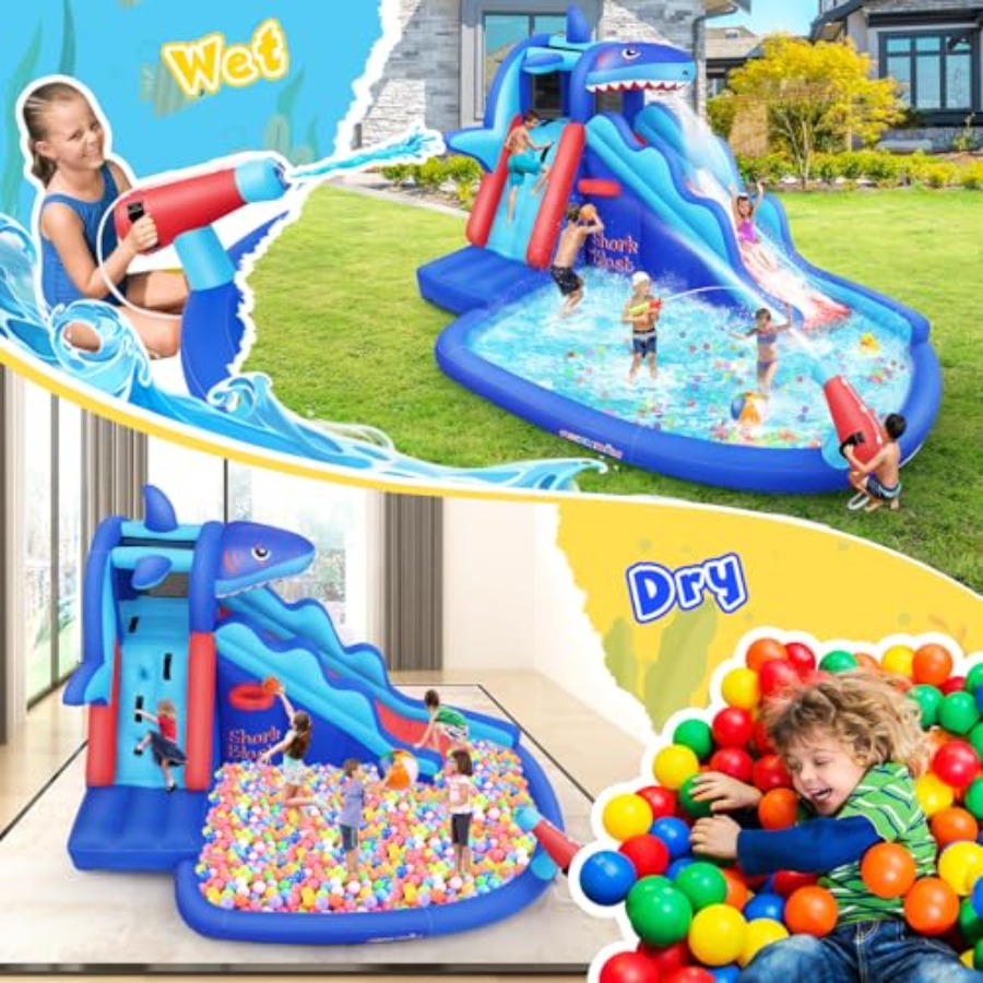 Nadmuchiwana zjeżdżalnia wodna – Kids Outdoor House With Slide recenzja i cena