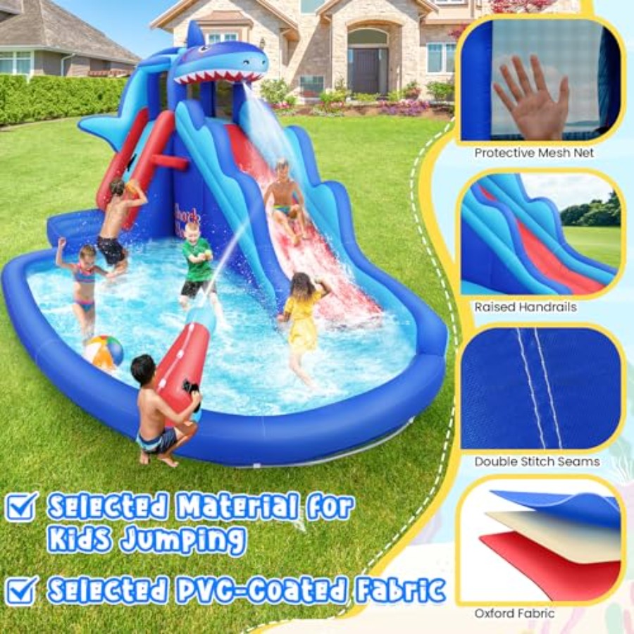 Nadmuchiwana zjeżdżalnia wodna – Kids Outdoor House With Slide recenzja i cena