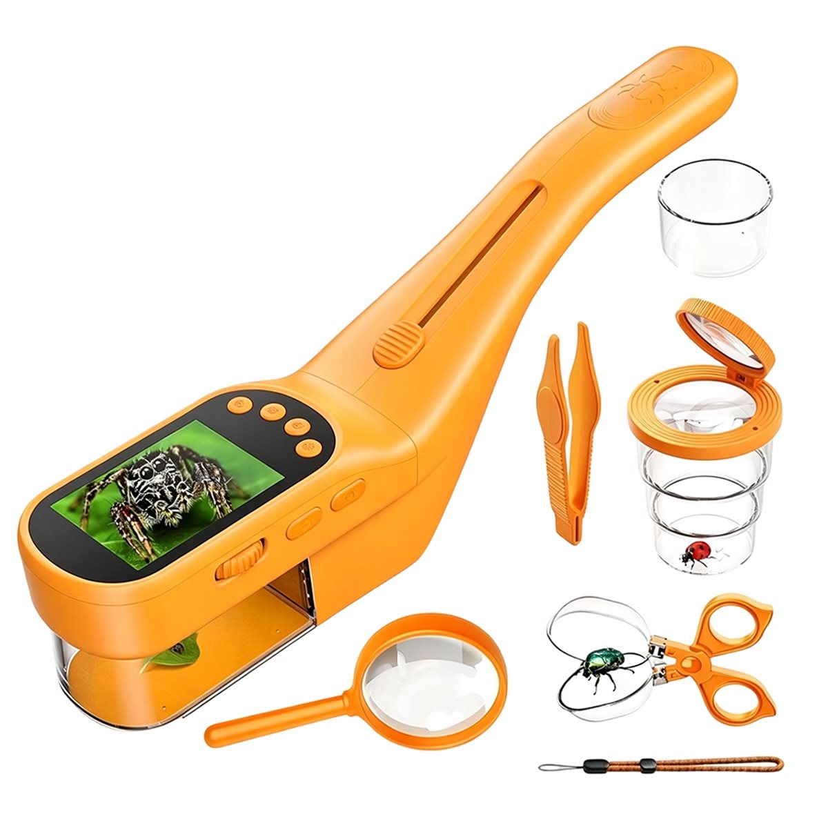 Mikroskop ręczny 500X dla dzie – Kids Outdoor Explorer Kit recenzja i cena