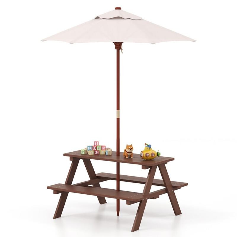 Zestaw piknikowy dla dzieci na – Kids Outdoor Bench Table recenzja i cena