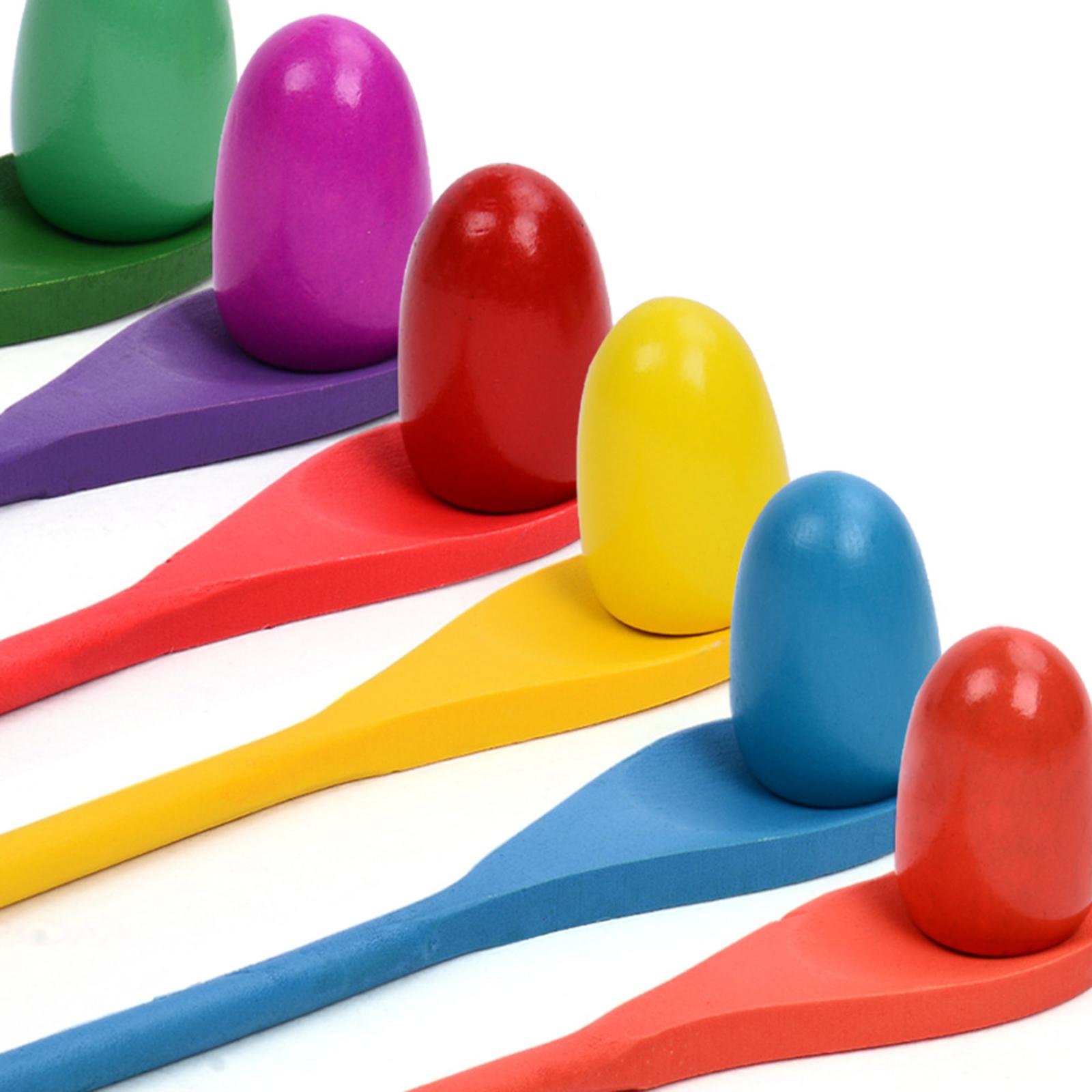 6 Sztuk Łyżeczek do Jajek Gra  – Kids Outdoor Yard Toys recenzja i cena